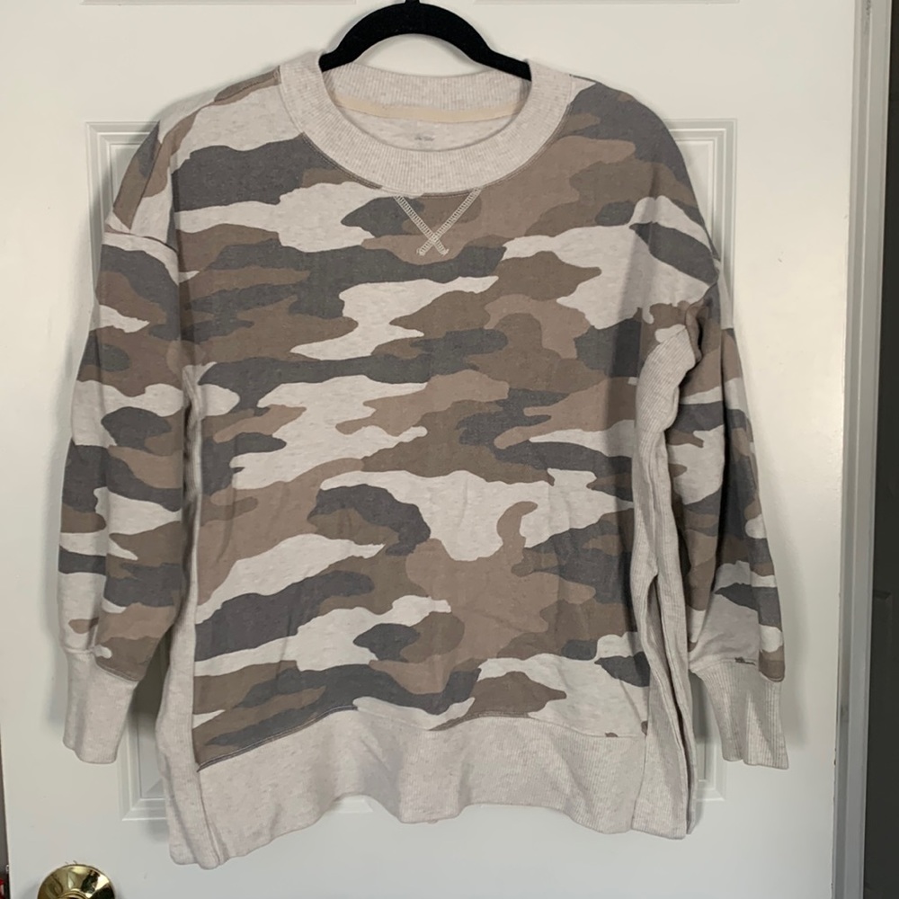 Aerie Camo Sweater
